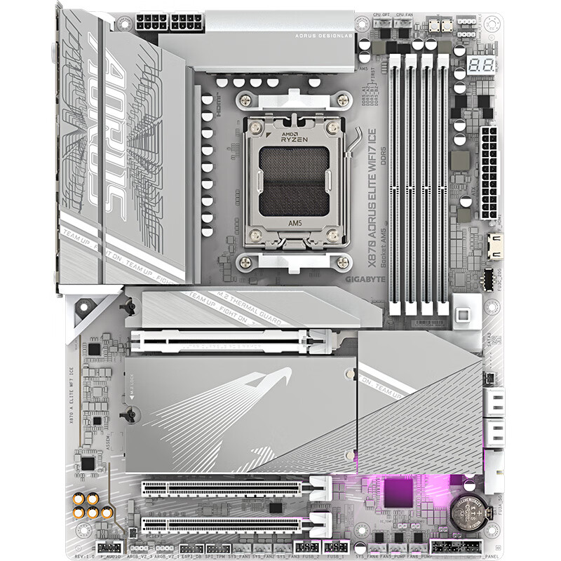 技嘉 冰雕X870 AORUS ELITE WIFI7 ICE DDR5 图 8
