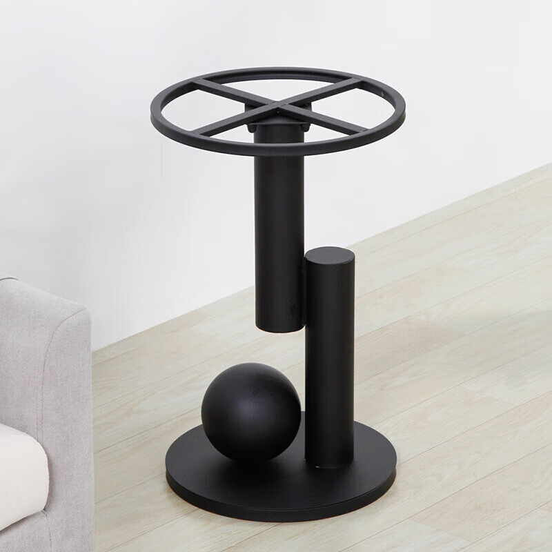 萌依儿(mengyier)岩板餐桌支架轻奢铁艺桌腿支架茶几边几腿大理石岩板