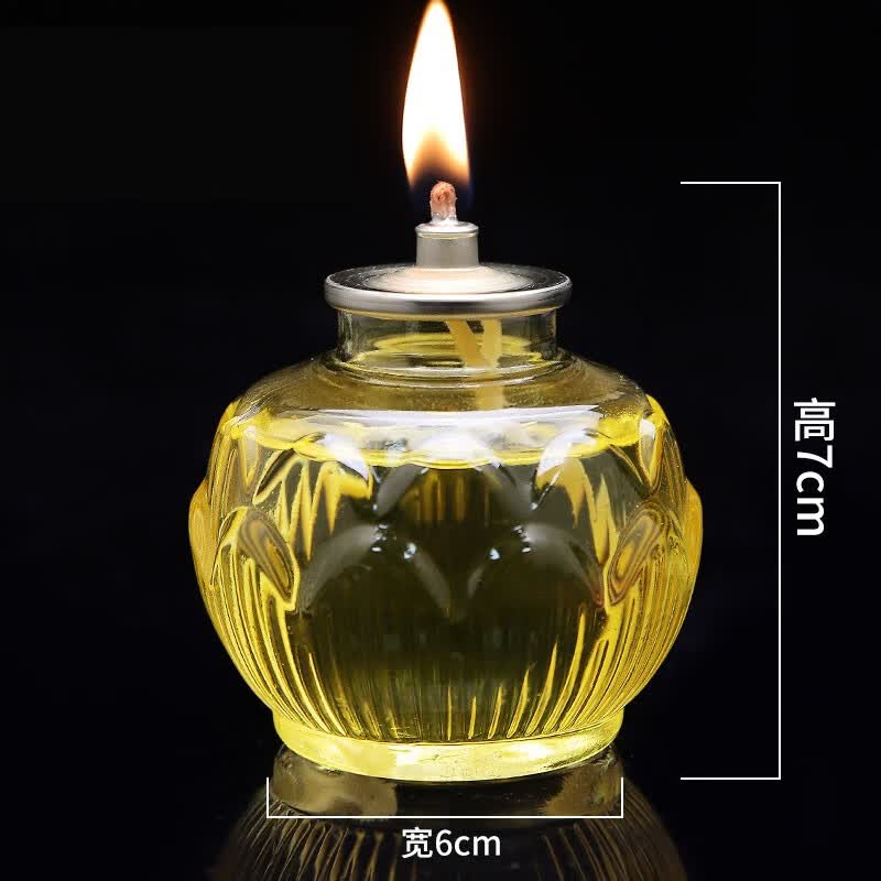 zrqf液体莲花酥油灯植物蜡烛供佛油灯24/36/48小时佛前供奉家用酥油灯