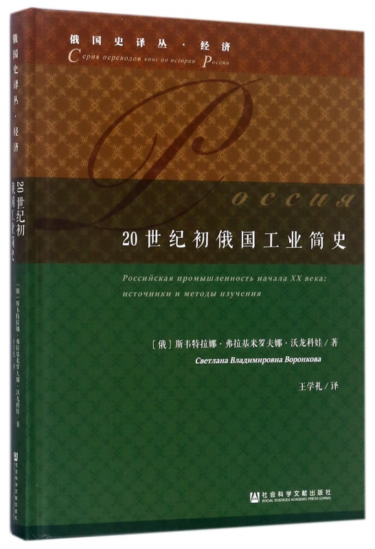 20世纪初俄国工业简史(精)/俄国史译丛