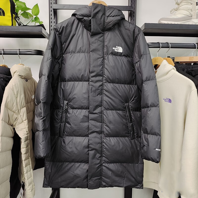 the north face北面羽绒服男23秋冬新款户外防风防泼水中长款600蓬