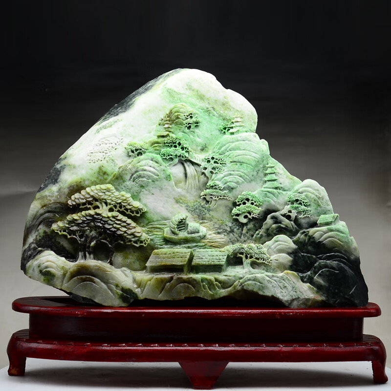 放漏源头直供【大好江山】四大名玉独山玉大摆件34斤