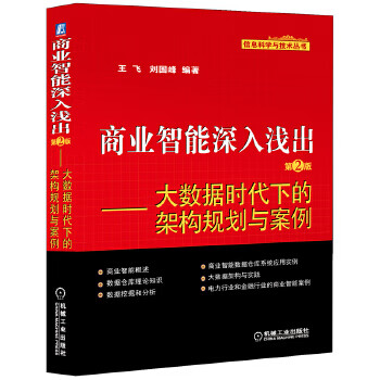 正版现货商业智能深入浅出：大数据时代下的架构规划与案例