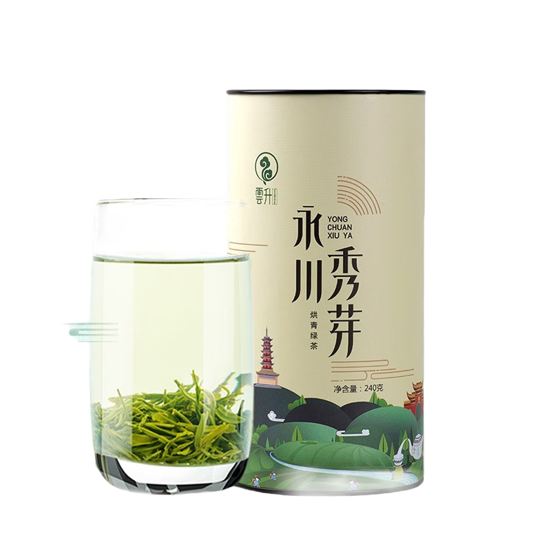 云升永川秀芽2024新茶 核心产区春茶 明前绿茶 重庆特产茶叶 240g