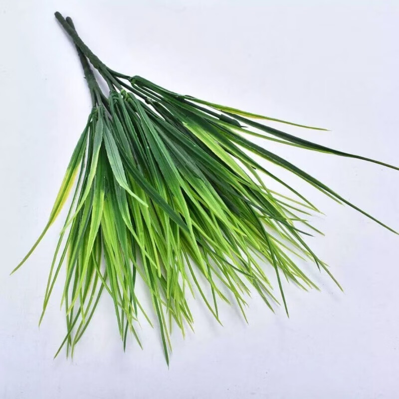 仿真植物婚庆背景墙墙配材插花艺仿真绿植塑料水草盆栽插花配材 深色排草波斯