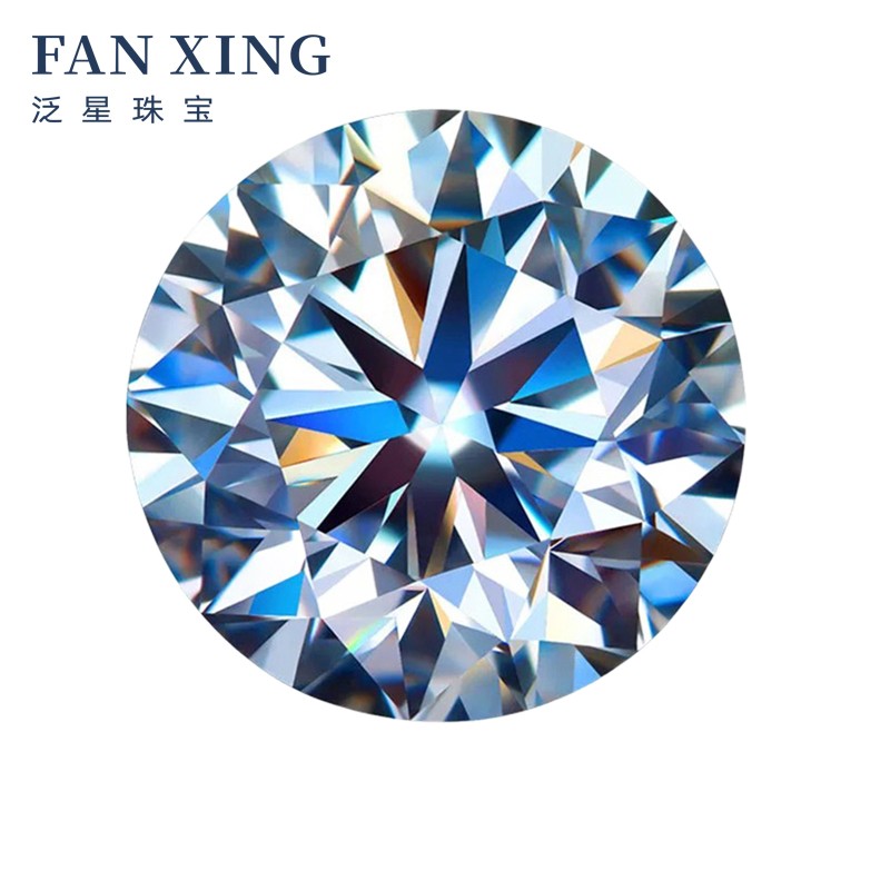 泛星珠宝 40分gia裸钻裸石定制带钻石腰码 h色/si1净度/3ex/n