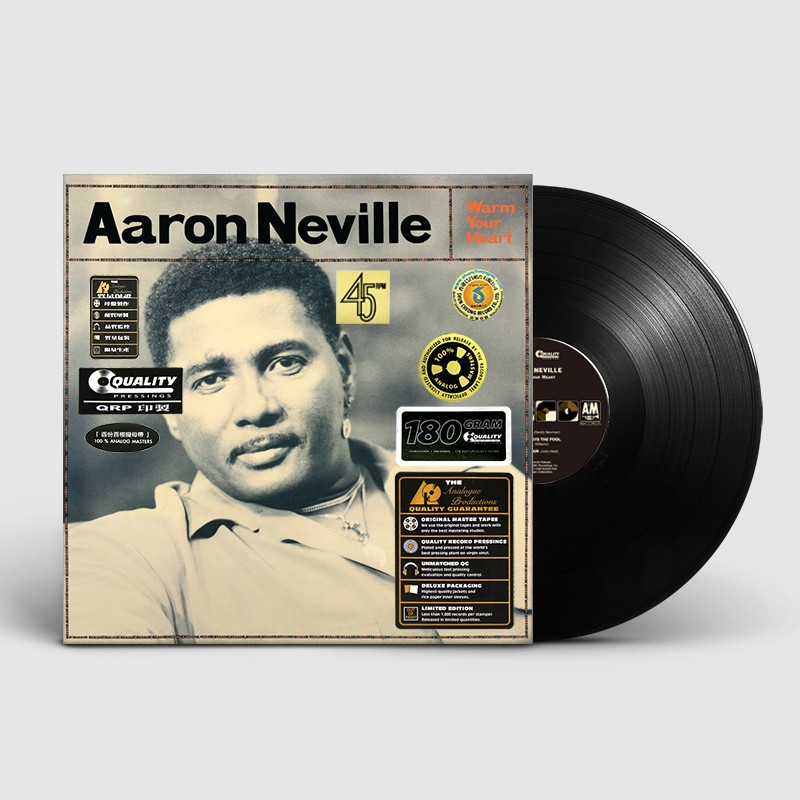 正版阿隆尼维尔/aaron neville 温暖你的心 lp黑胶唱片(2碟)