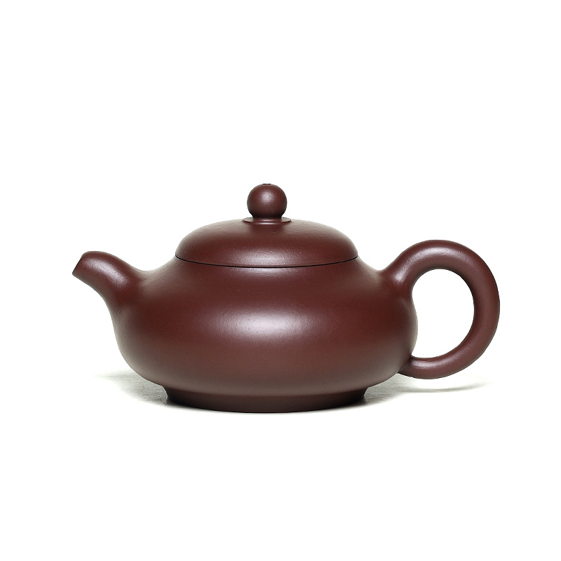 吟艺阁 宜兴紫砂壶套装传统纯手工功夫茶光素款高档整套茶具礼盒装 玉乳 单壶 180ml