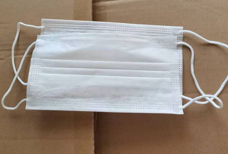 适用无尘室口罩一次性洁净室口罩无尘车间专用无纺布净化防尘面罩