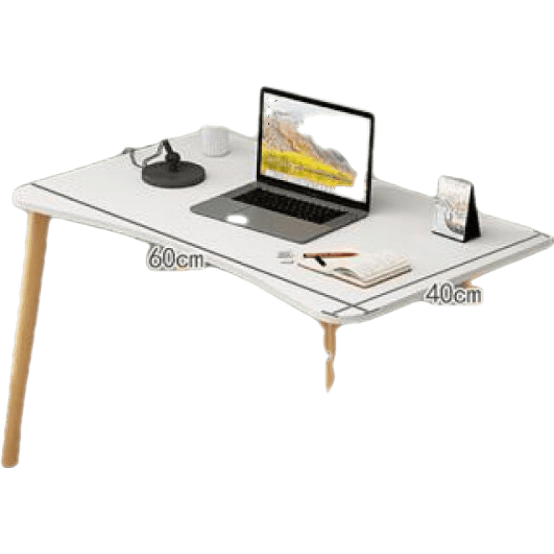 嘉际 北欧台式家用学习办公写字桌简易现代卧室实木 单桌 暖白色 60cm 1x1x1cm