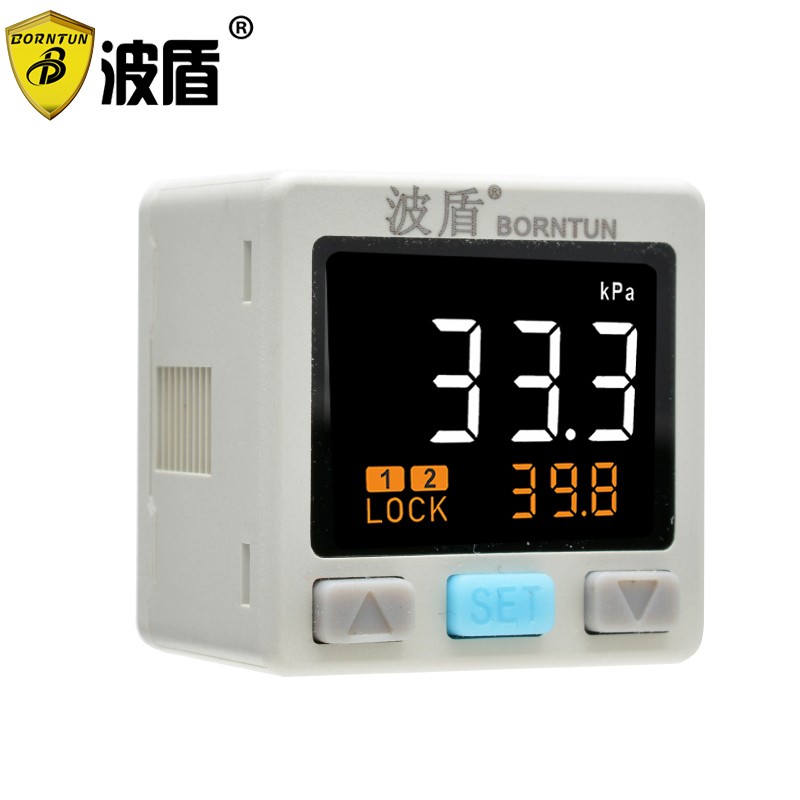 电子压力传感器 开关真空正负压监测器 正负压数显压力传感器(jk43c)