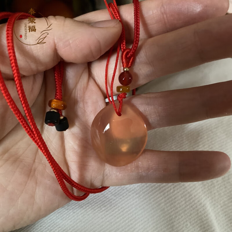 泰聚福青鱼石吊坠项链 青鱼石手串吊坠手链珠子脚链打磨鱼惊石挂件特