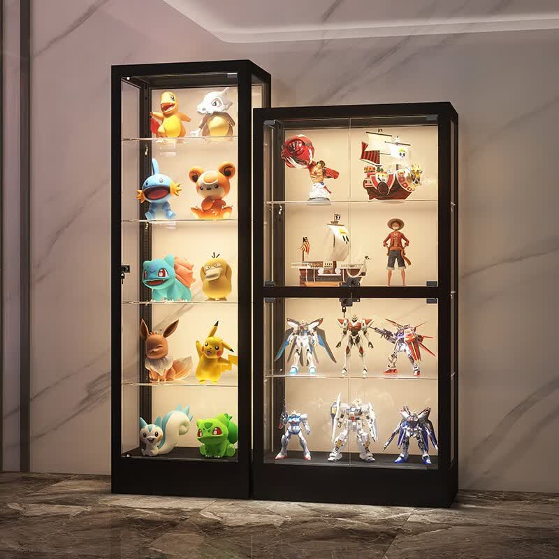 honey cute展示柜玻璃手办柜模型储物柜家用玩具陈列架收纳高达乐高