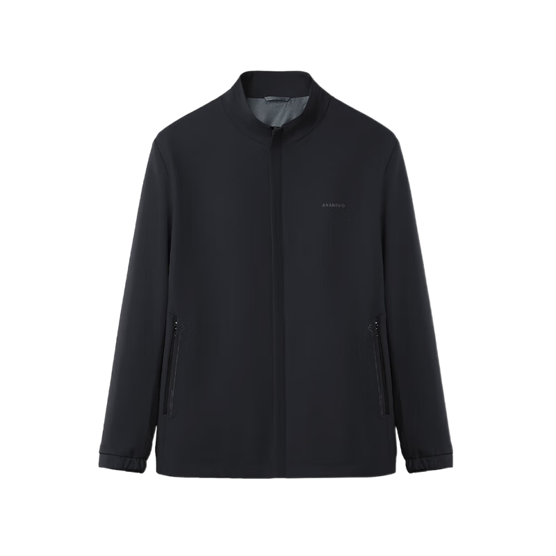 海澜之家（HLA）【牛奶丝】夹克男轻商务经典系列印花外套男春季 藏青30 【预订】 175/92A(L) 推荐69-75kg