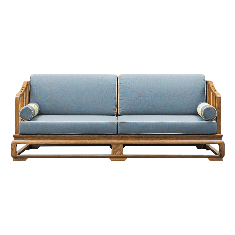 品木客 红木家具 非洲花梨（学名：刺猬紫檀）沙发 新中式实木沙发组合客厅现代简约明式别墅家具 123六件套