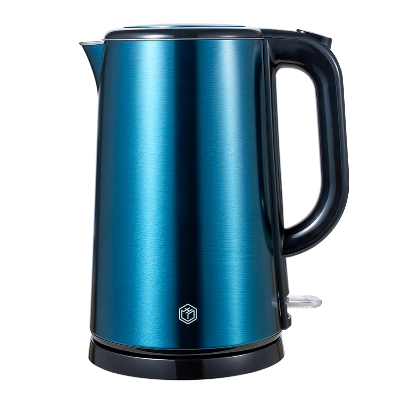 京东京造  电水壶 双层防烫烧水壶热水壶 内外全钢无缝内胆电热水壶