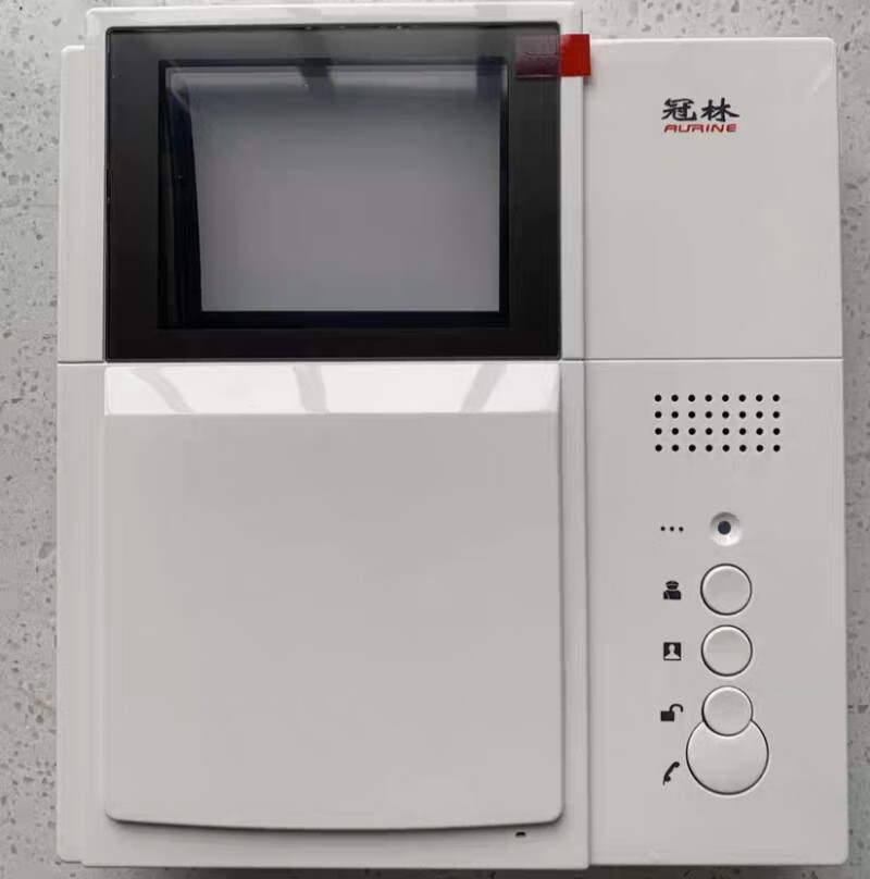 冠林可视对讲室内机ah1-f3vc彩色ah1-f3v黑白室内机楼宇可视对讲 ah