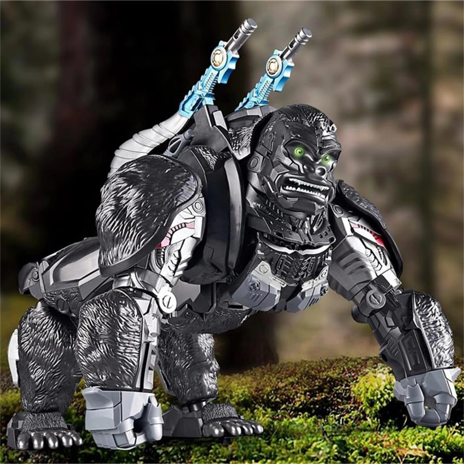 小牧马变形7玩具ss猩猩队长超能勇士崛起28cm大号机器人模型金刚 猩猩