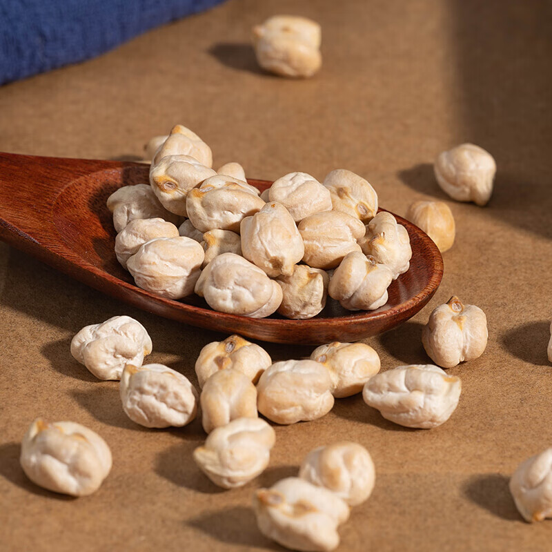 虎钢馋鹰嘴豆生豆大粒农家自产新疆特产五谷杂粮豆鸡心豆煮粥煲汤1斤