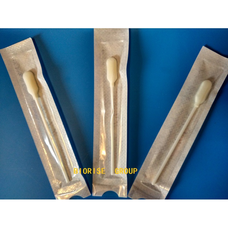 dna口腔海绵采样拭子 基因口腔拭子 棉签头不可拆卸 3x14.5cm 单支装