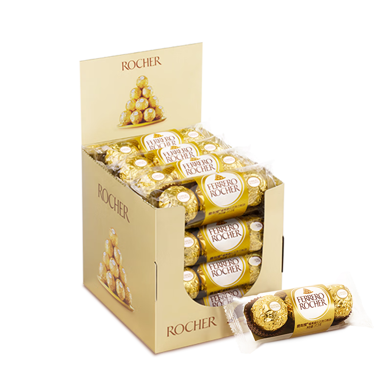 FERRERO ROCHER 费列罗 榛果威化巧克力 48粒 礼盒装