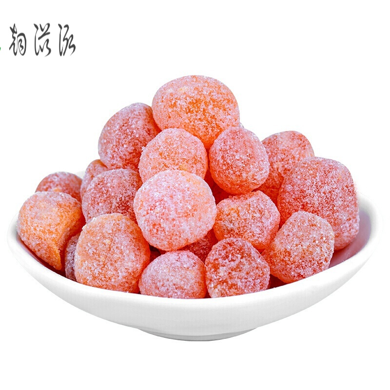 虎钢馋天山雪桔新疆特级500g原产地冰糖金桔干罐装反砂蜜饯果脯雪橘