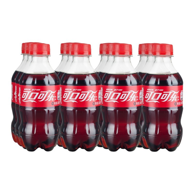 可口可乐 Coca-Cola 汽水 碳酸饮料 300ml*6瓶可口可乐公司出品