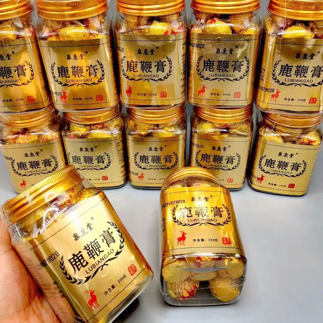 泉鹿堂鹿鞭膏梅花鹿鞭男性补药男科用药大力丸生精 养生滋补持久250克 一盒10克*25丸(可服用25天) 养殖梅花鹿鞭,驴鞭狗鞭人参等