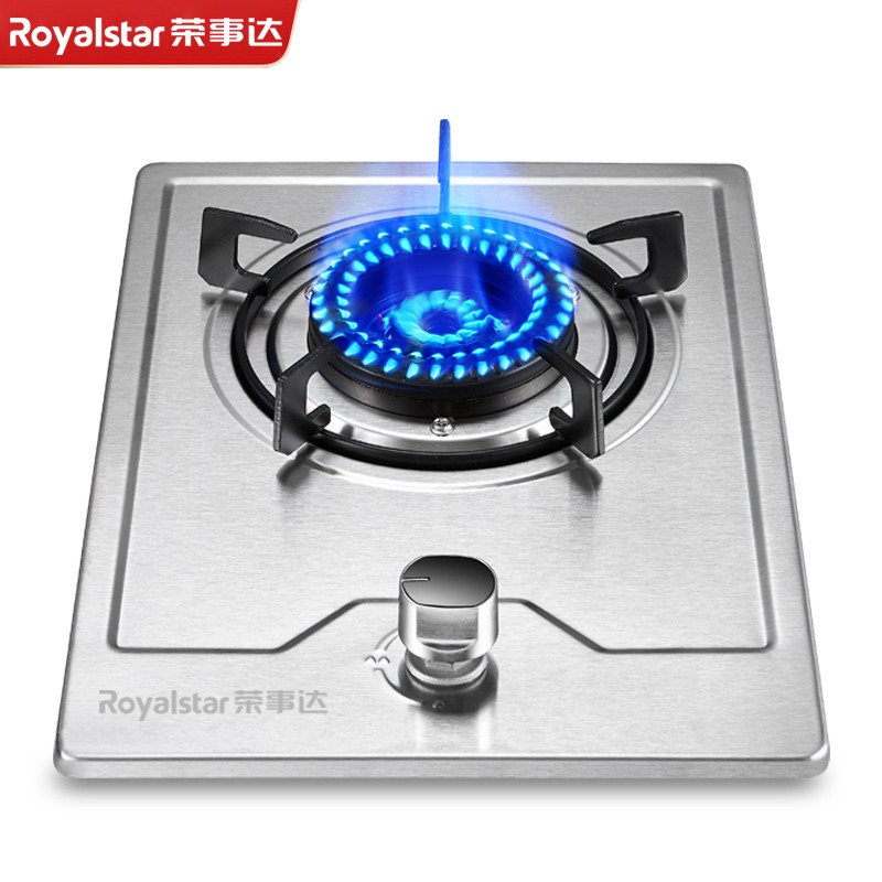 荣事达（Royalstar）燃气灶 单灶 煤气灶具 天然气液化气台式嵌入式家用炉 【经典灶】加厚不锈钢+经典款（天然气灶）
