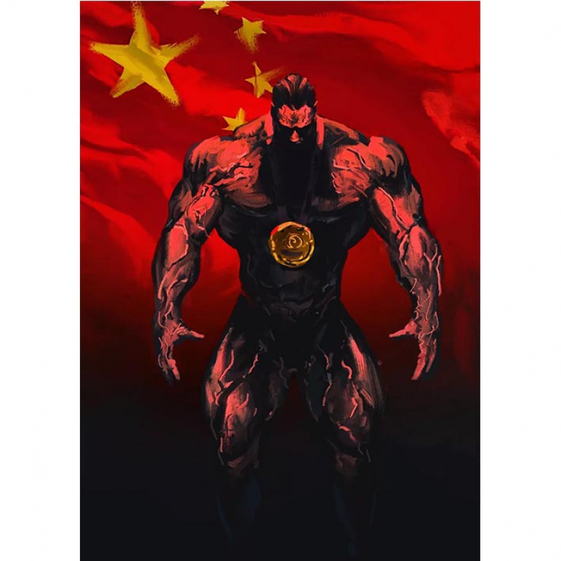 狼天影 鹿晨辉海报墙贴画健身房宿舍健美先生励志墙上床头贴纸可定制