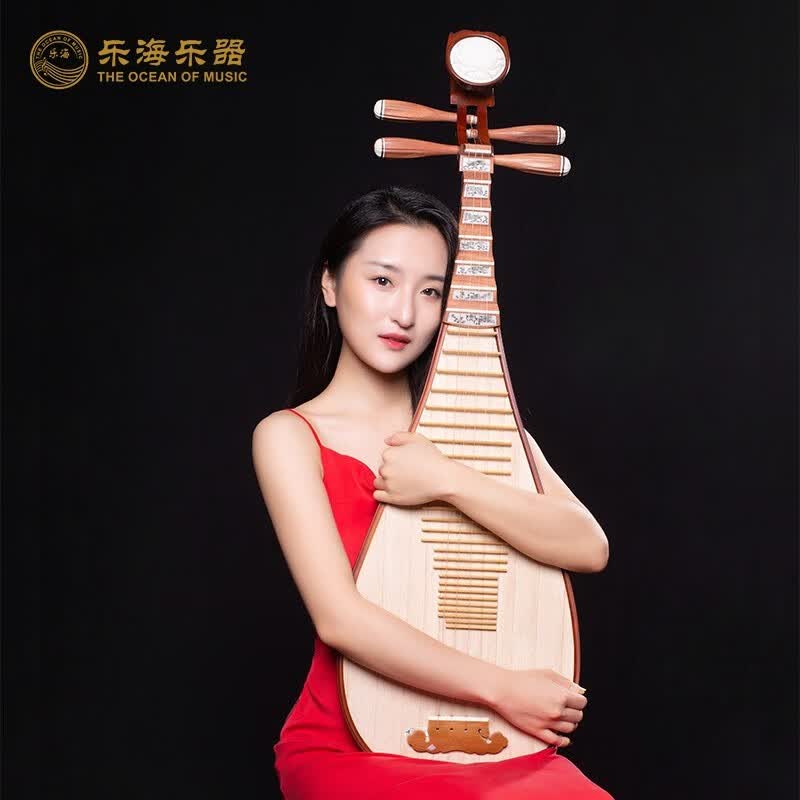 乐海（THE OCEAN OF MUSIC） 琵琶乐器特氏古夷苏原木色弦下有鱼专业考级演奏琵琶视频选琴 弦下有余DJ13X高性价比高么？