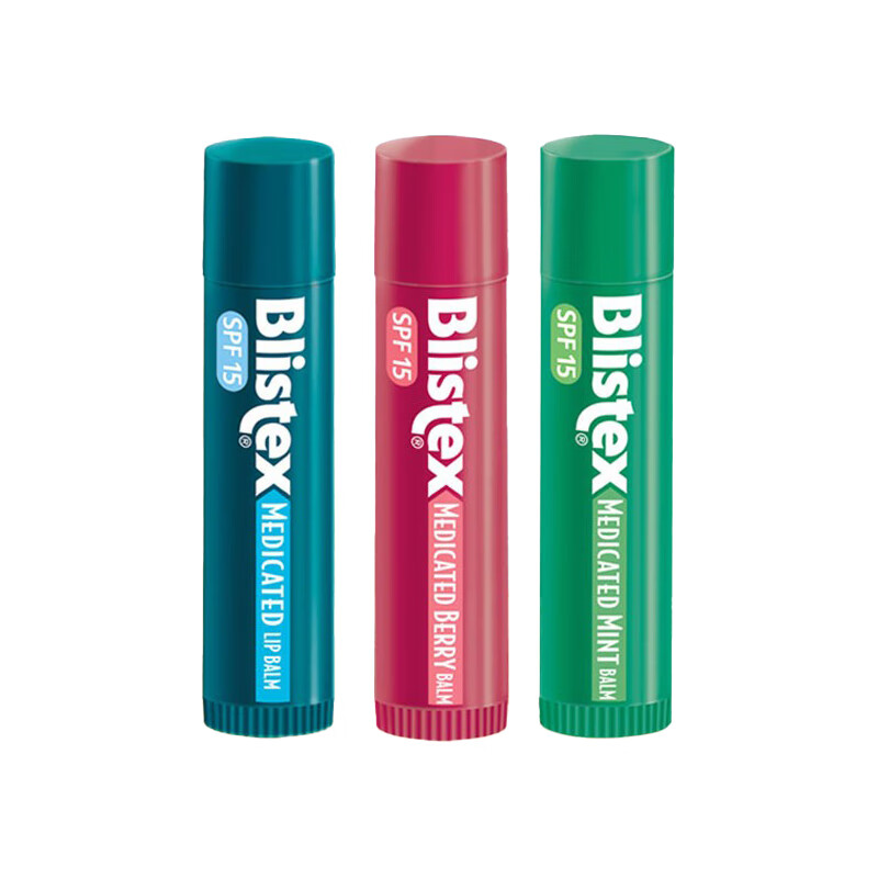 百蕾适（Blistex） Blistex/百蕾适/碧唇 男女润唇膏 多支【3支组合套装】美国进口
