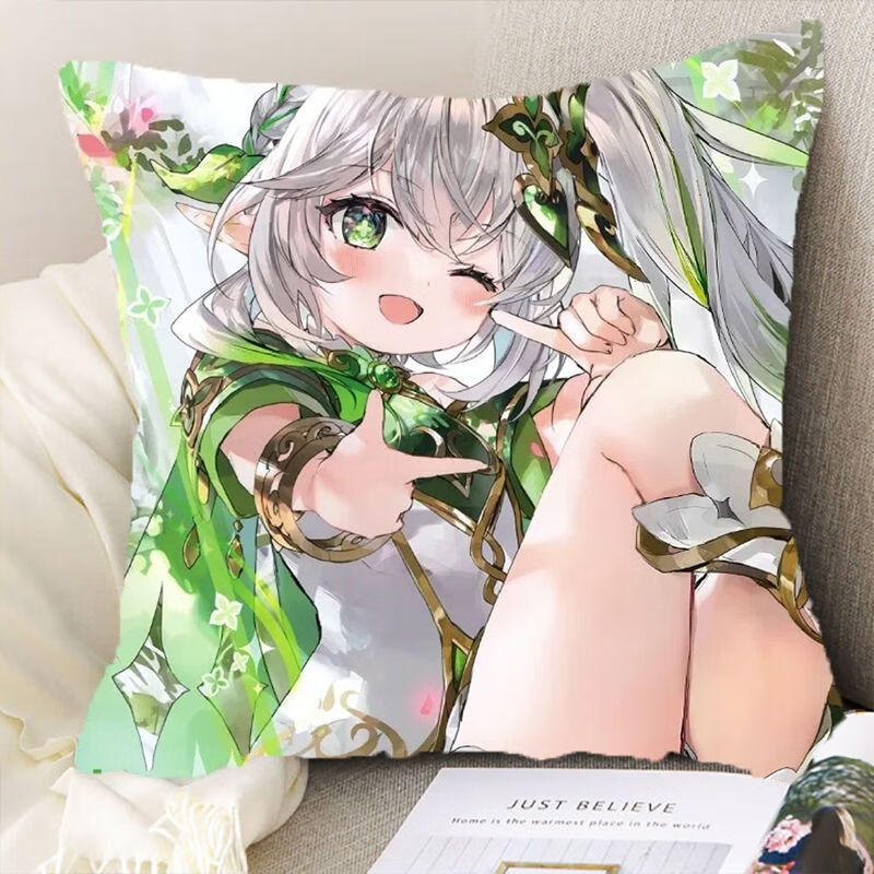 艺彩蝶纳西妲抱枕草神西妲抱枕原神二次元动漫游戏枕头卡通创意男女