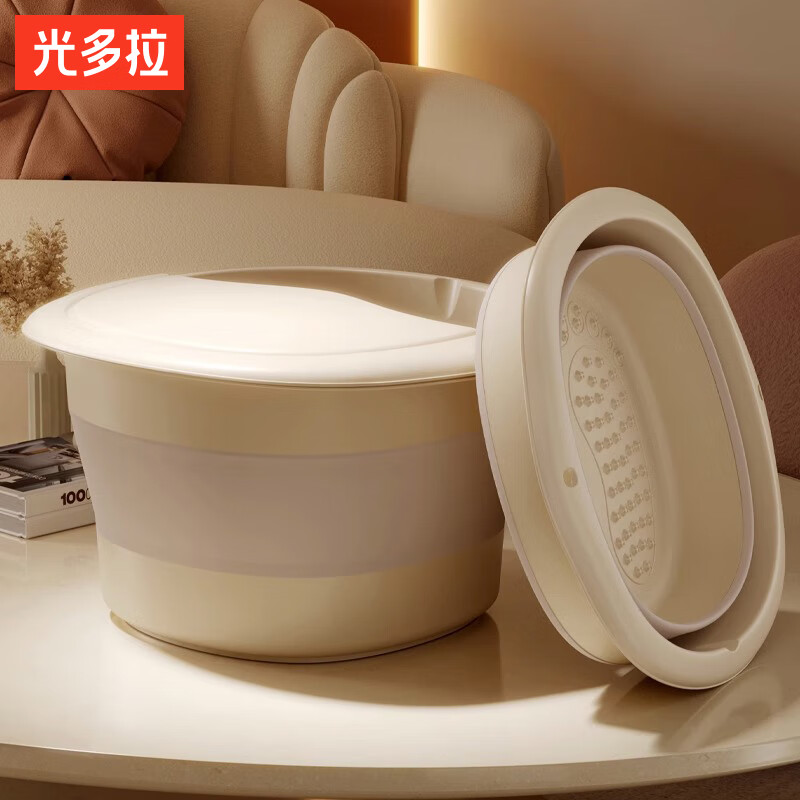 光多拉泡脚桶折叠便携洗脚盆泡脚盆加厚保温洗脚桶足浴盆泡小腿足疗桶怎么样,好用不?