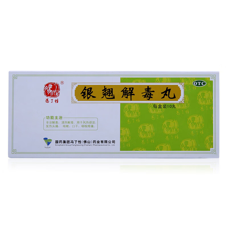 冯了性银翘解毒丸 9g*10丸 1盒