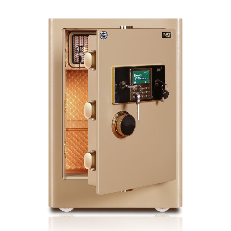 【旗舰京品】鼎发 厂家直销3c保险柜家用电子指纹办公入墙定制 80cm高