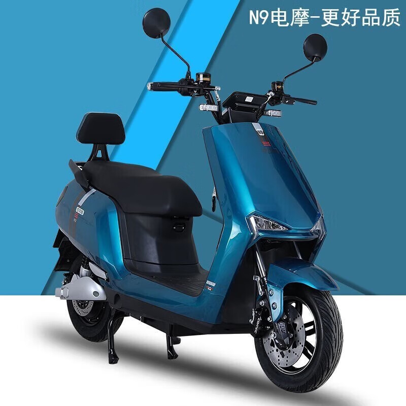 飞野2024全新n9电动车72v成人电瓶车男女踏板车长跑王电动摩托车 旗舰