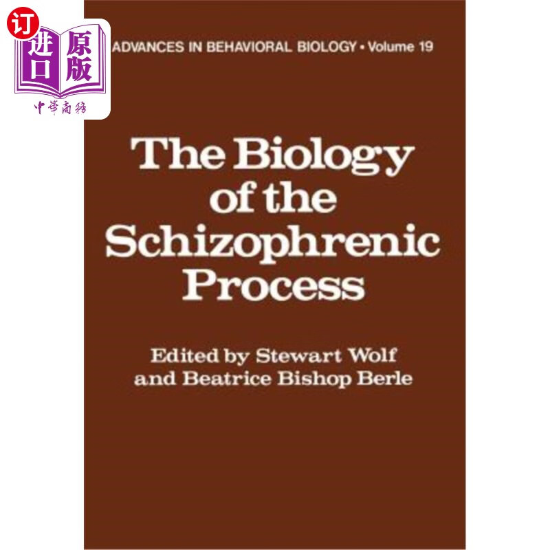 海外直订医药图书the biology of the schizophrenic process 精神