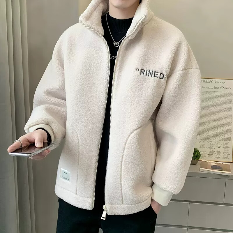 2023:蒙口男士薄款白色外套 _蒙口2019新款男外套