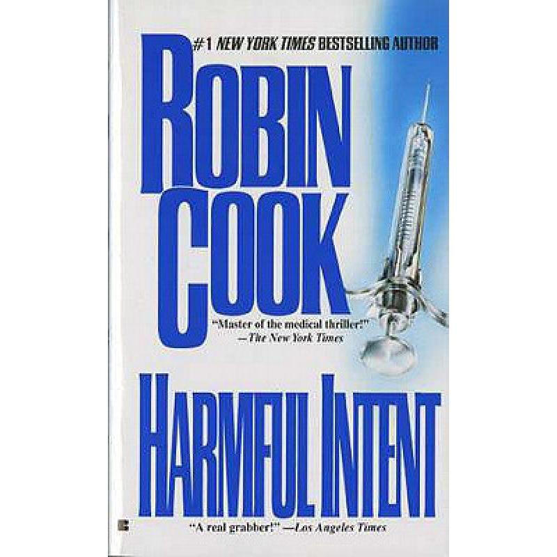 harmful intent 英文原版 惊悚恐怖小说 robin cook