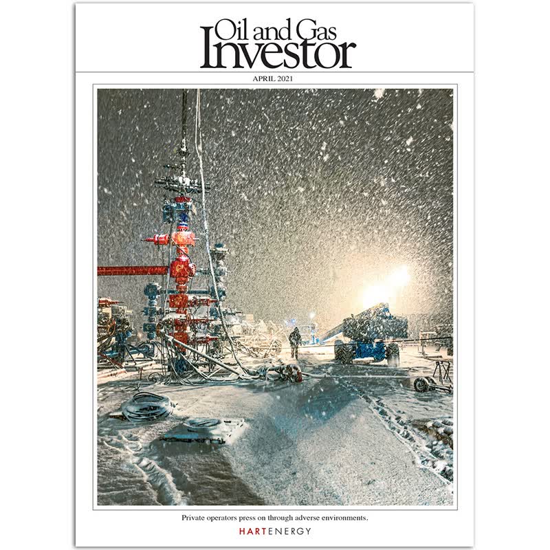 【单期可选】Oil and Gas Investor 英文石油与燃气投资者杂志 2020/21年月刊 2021年4月刊