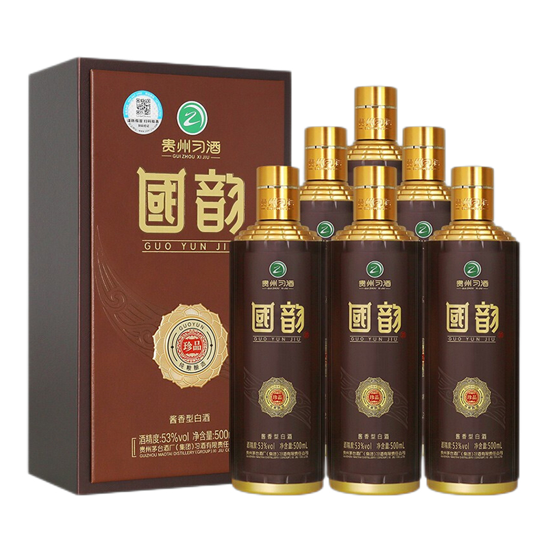 习酒贵州习酒 茅台集团 国韵珍品53度 酱香型白酒 商务送礼 53度 500