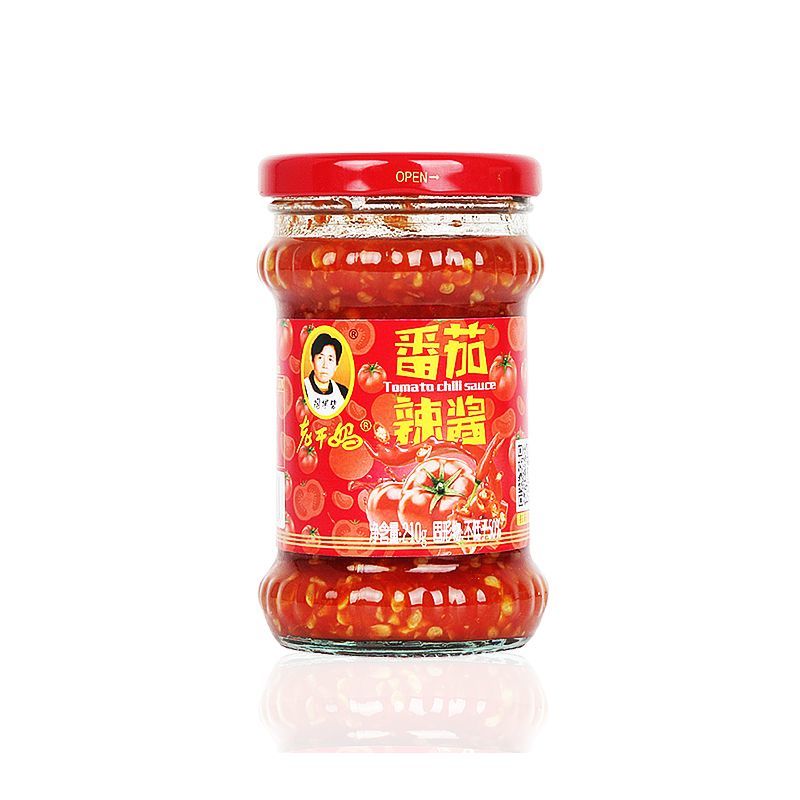老干妈番茄辣椒酱210g凉拌调味酱火锅蘸料西红柿酱 老干妈番茄辣椒1瓶