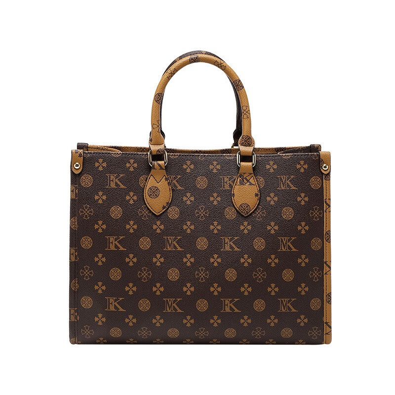 酷奇袋鼠酷奇女包高级感大包包女单肩包斜跨包大容量托特包送女友生日礼物 咖啡色