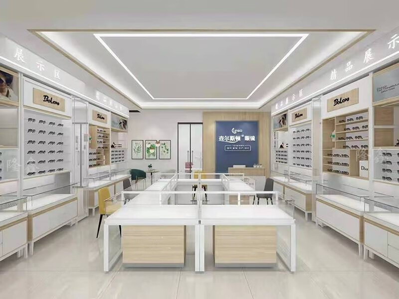 雅戈兰罗眼镜展示柜中岛展示柜台眼镜柜子整店定制太阳墨镜陈列柜眼镜