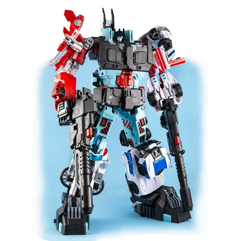 泰霸变形机器人组合合体玩具金刚 男人儿童男孩高端礼物 金宝守护神五