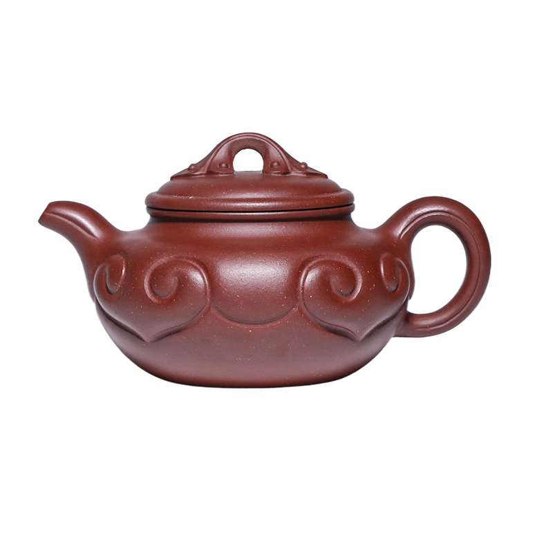 金鑲玉宜興原礦紫砂茶壺 蔣旭東手作喝茶泡茶西施壺功夫茶具 如意仿古壺