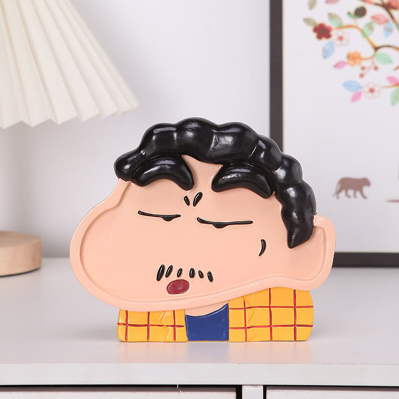 创京懿选蜡笔小新园长眼镜支架周边多功能收纳笔筒卡通家居摆件生日