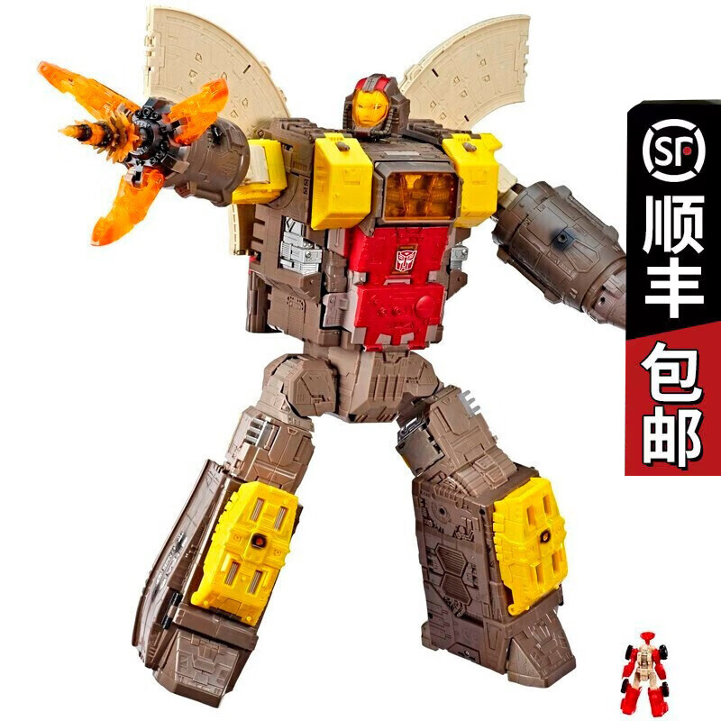 玩具儿童男孩模型机器人机甲变形手办决战塞伯坦围城系列 大力金 