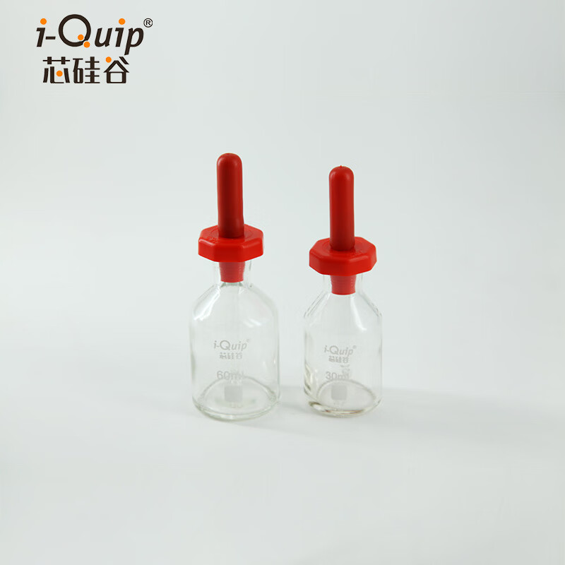 芯硅谷 d5198 英式白滴瓶 玻璃滴瓶 胶头滴瓶 125ml 1盒(12个)
